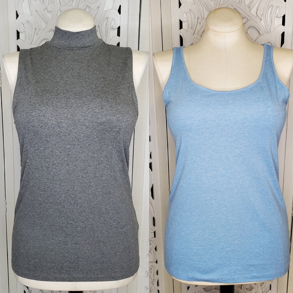 H&M Tops - H&M Mock Turtleneck and Basic Tank Top  Bundle L